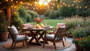 découvrez nos conseils pour aménager un coin repas cosy en extérieur : idées déco, choix de mobilier et astuces pour profiter pleinement de vos repas en plein air, quelle que soit la saison.