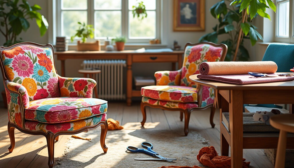 découvrez comment donner une seconde vie à vos chaises en les relookant avec du tissu ! astuces, idées déco et étapes simples pour transformer facilement votre mobilier.