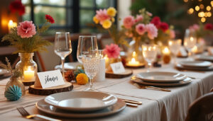 découvrez des idées diy pour réaliser facilement des marque-places originaux et personnalisés qui surprendront vos invités et sublimeront votre table lors de toutes vos réceptions.