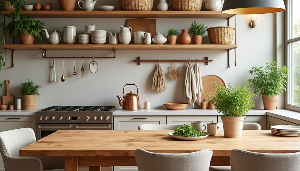 découvrez 10 idées déco simples et originales pour transformer votre cuisine en un espace chaleureux et convivial, alliant style et confort.