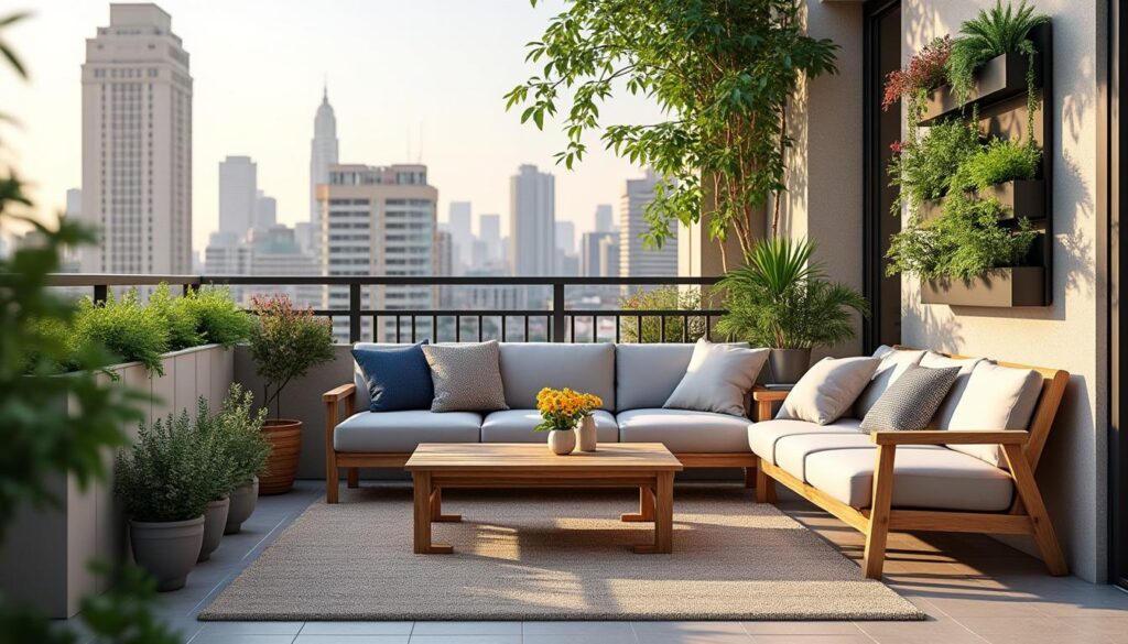 découvrez des astuces pratiques et créatives pour aménager un balcon même avec un petit espace, et transformez-le en un coin cosy et fonctionnel.