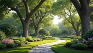 apprenez à concevoir un aménagement paysager harmonieux autour des arbres pour valoriser votre jardin tout en respectant l'écosystème naturel.