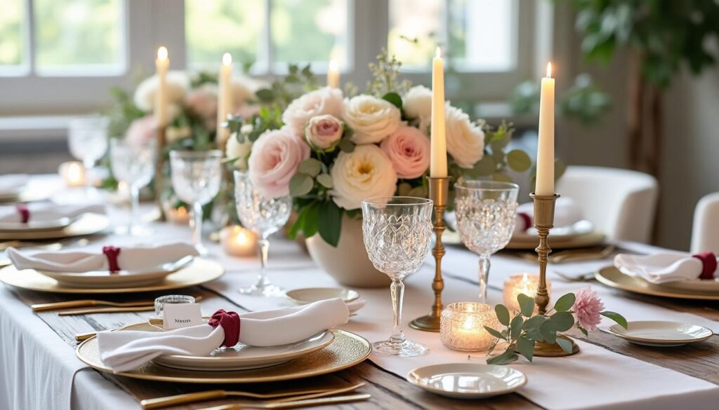 découvrez nos astuces pour décorer une table de fête comme un professionnel et impressionnez vos invités avec une présentation élégante et harmonieuse.
