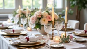 découvrez nos astuces pour décorer une table de fête comme un professionnel et impressionnez vos invités avec une présentation élégante et harmonieuse.