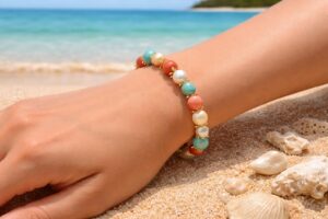 découvrez éclat estival, le bracelet en perles incontournable pour sublimer vos tenues cet été avec style et légèreté.