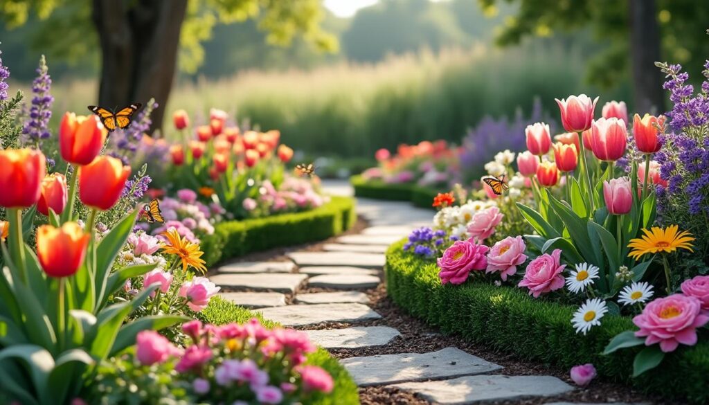 découvrez l'art des parterres de fleurs sublimés et laissez-vous émerveiller par les créations florales raffinées qui embellissent vos jardins.