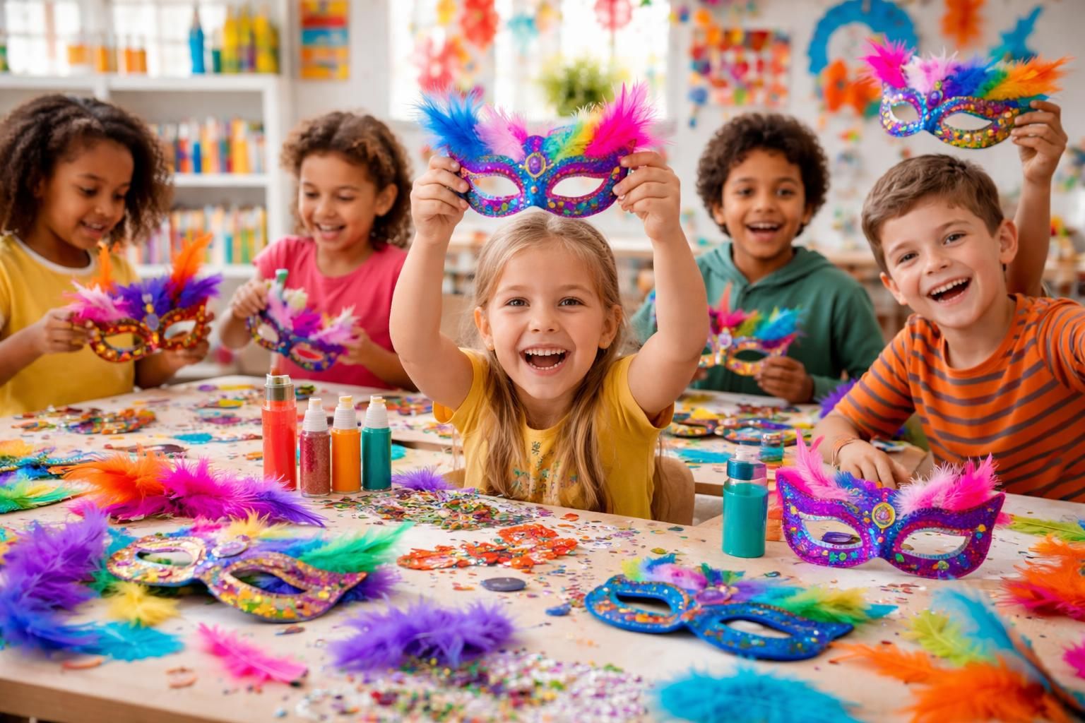 participez à notre atelier créatif et découvrez des activités manuelles pour un carnaval haut en couleurs, parfait pour stimuler l'imagination et le plaisir en famille.