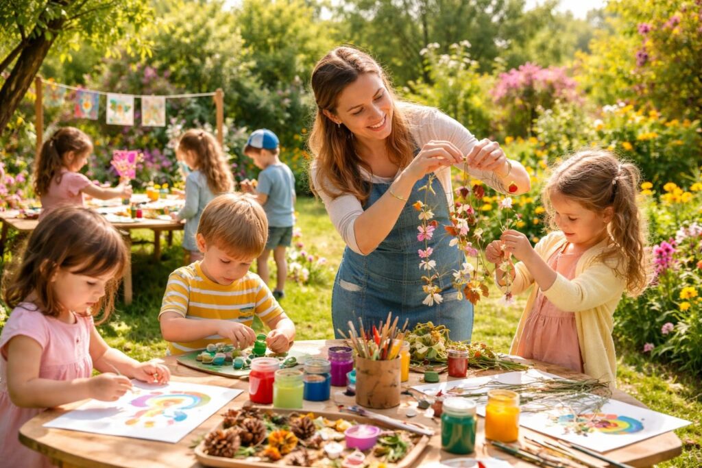 participez aux ateliers créatifs de printemps spécialement conçus pour les petits explorateurs de maternelle et stimulez leur imagination et créativité.
