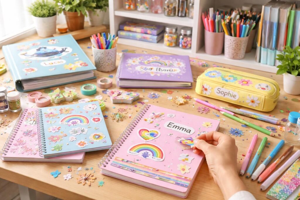 découvrez comment personnaliser et décorer vos fournitures scolaires avec style pour exprimer votre créativité et rendre votre rentrée unique et colorée.