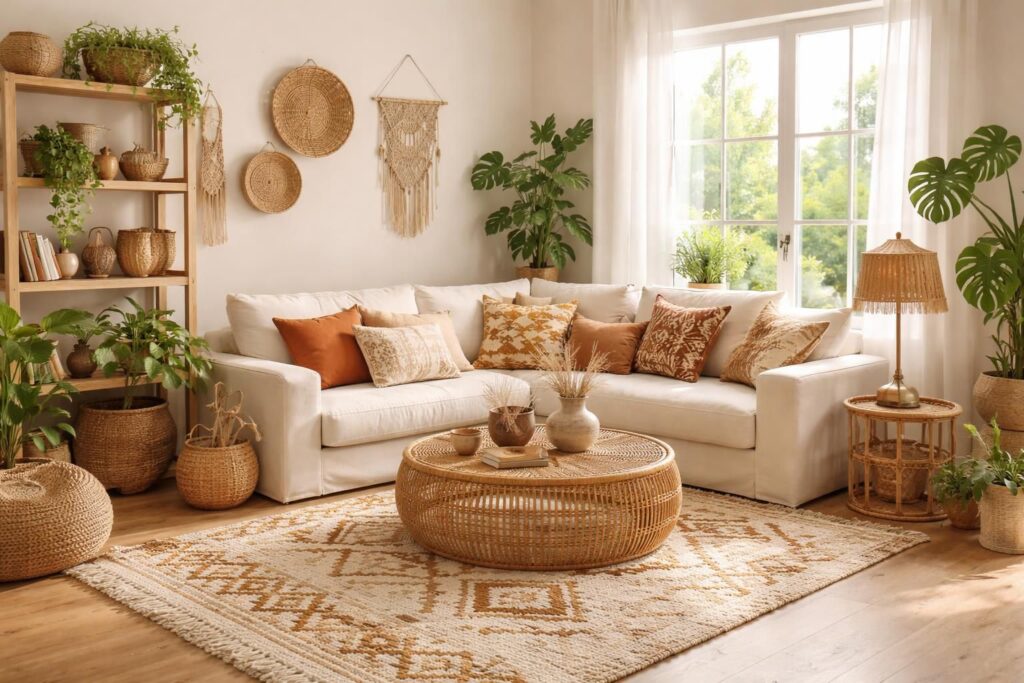 découvrez comment décorer un salon bohème chic avec les inspirations et collections de la redoute intérieurs pour un intérieur cosy et tendance.