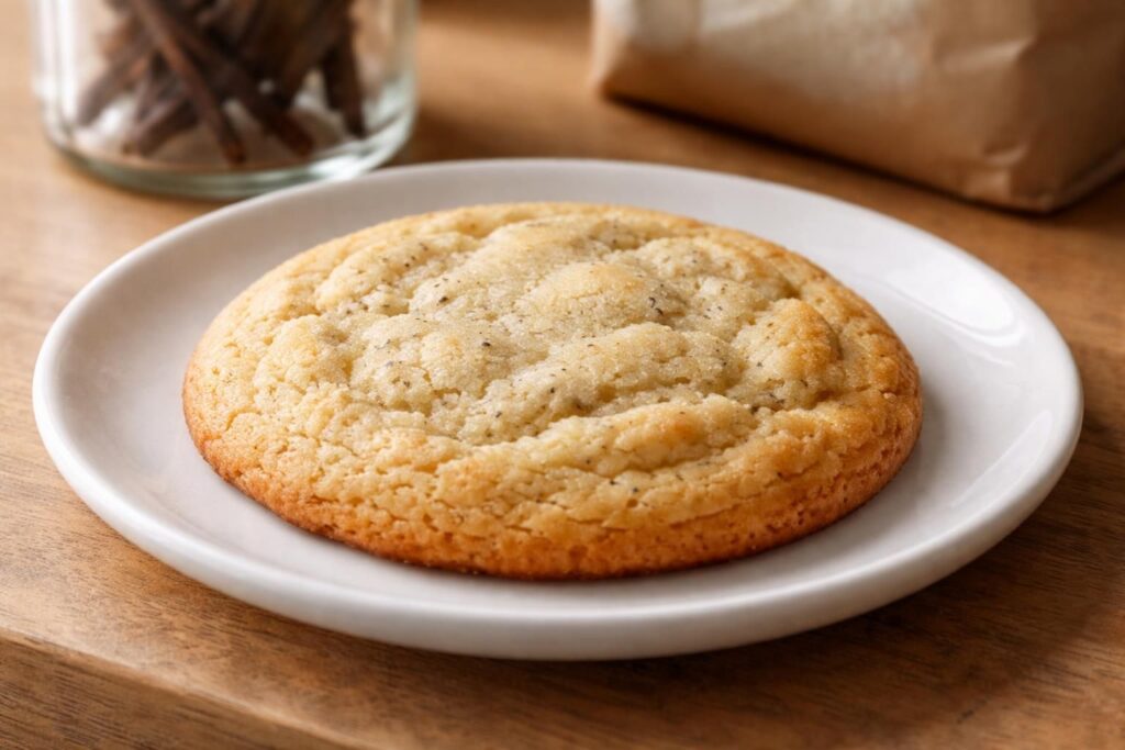 savourez un délice authentique avec notre cookie à la vanille pure, une gourmandise irrésistible aux saveurs naturelles et intenses.