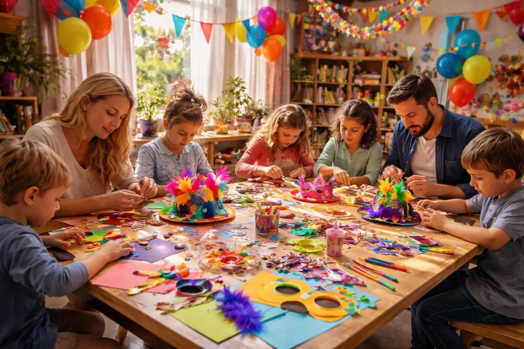 découvrez des idées créatives et faciles pour des activités manuelles amusantes à réaliser pendant le carnaval, parfaites pour petits et grands.