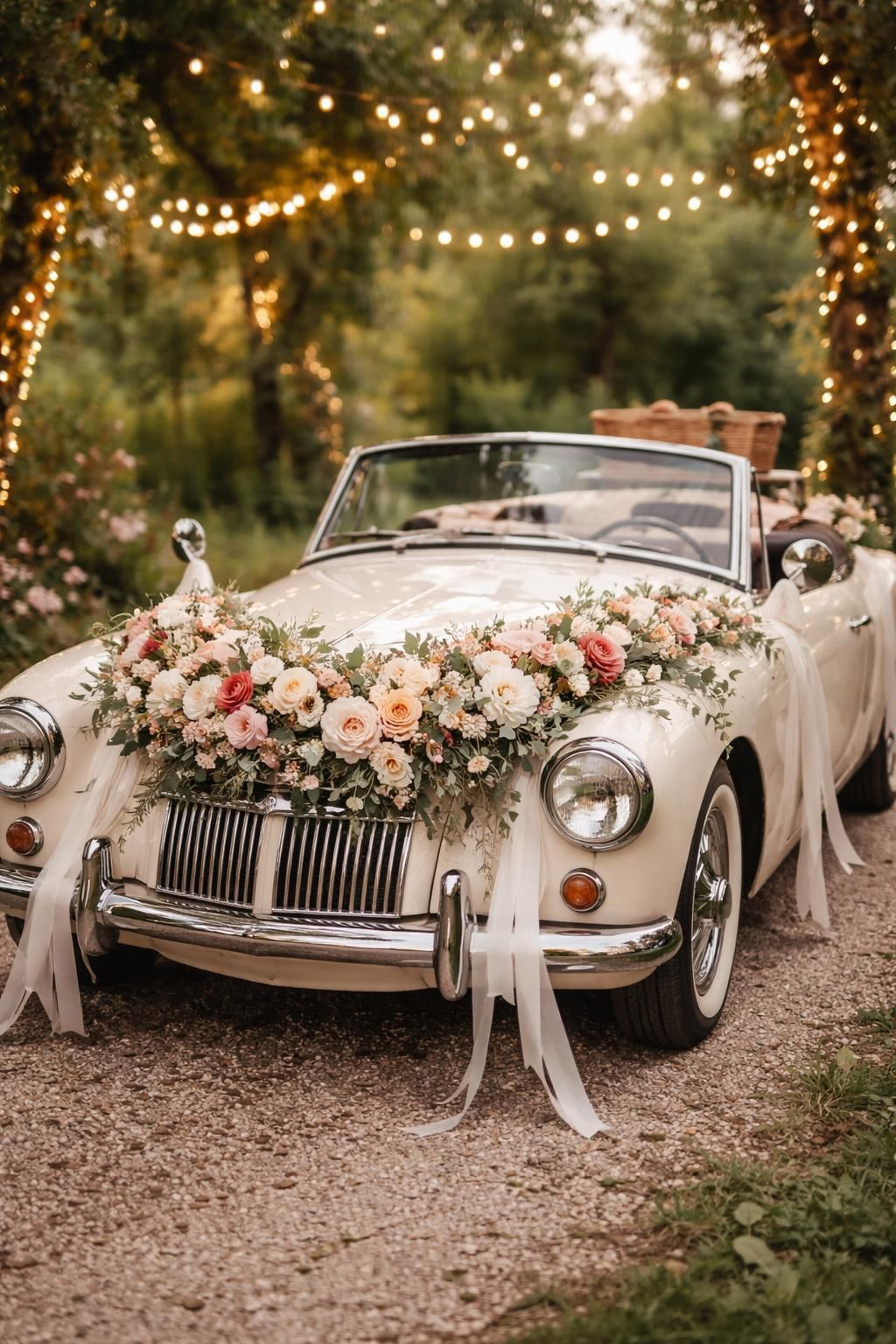 découvrez des idées créatives et originales pour décorer la voiture des mariés et rendre ce moment unique inoubliable.