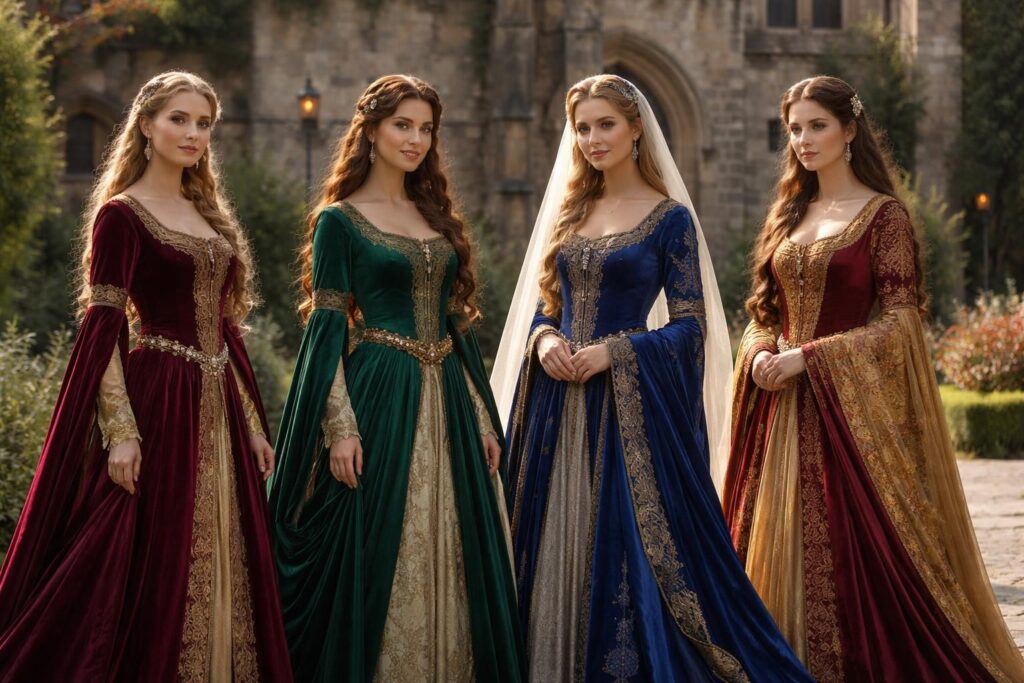 découvrez notre sélection élégante de robes médiévales, alliant inspiration historique et style raffiné pour toutes vos occasions.