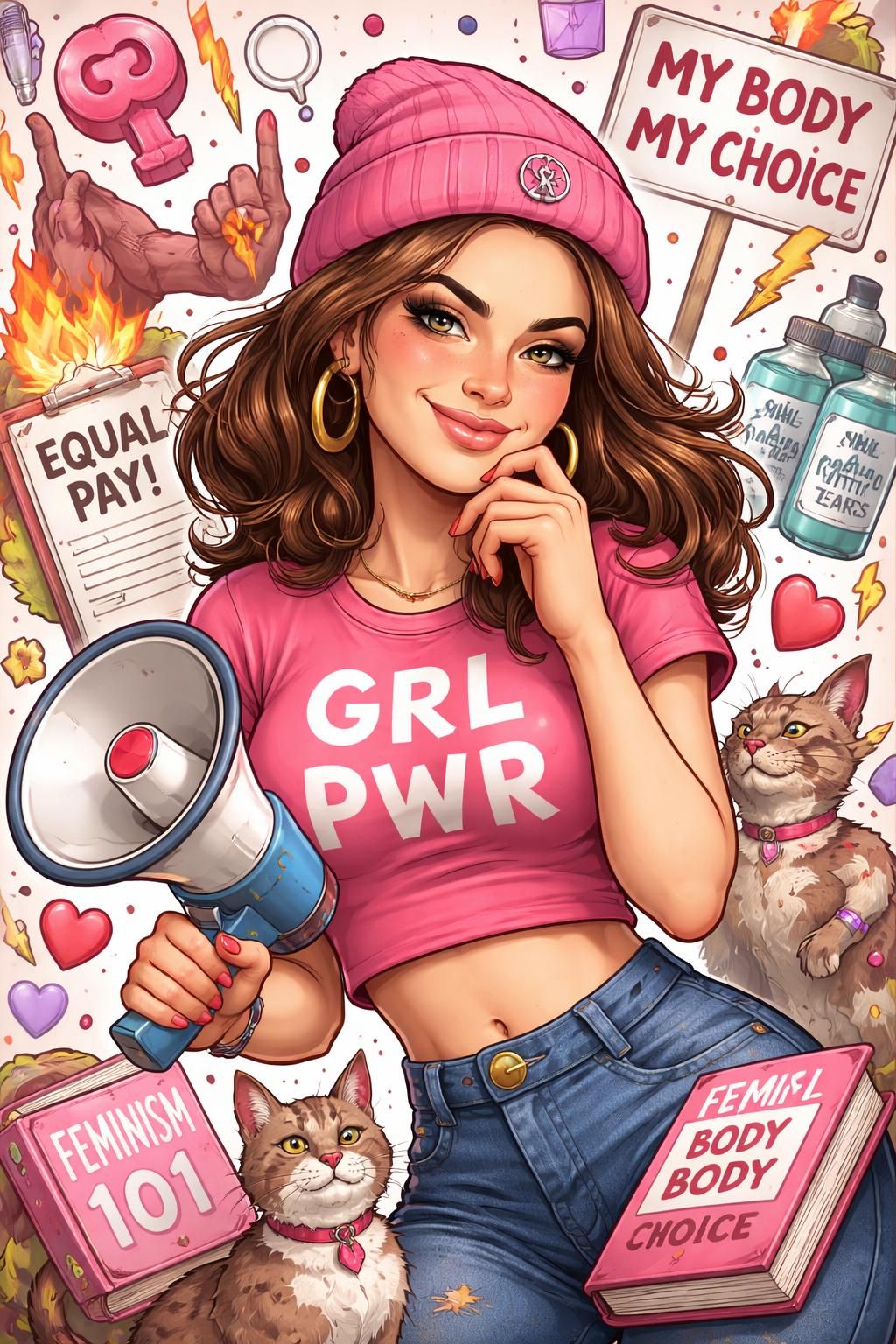 découvrez l'art du rire au féminin à travers des dessins humoristiques qui célèbrent et mettent en lumière la force, la créativité et le quotidien des femmes avec humour et finesse.