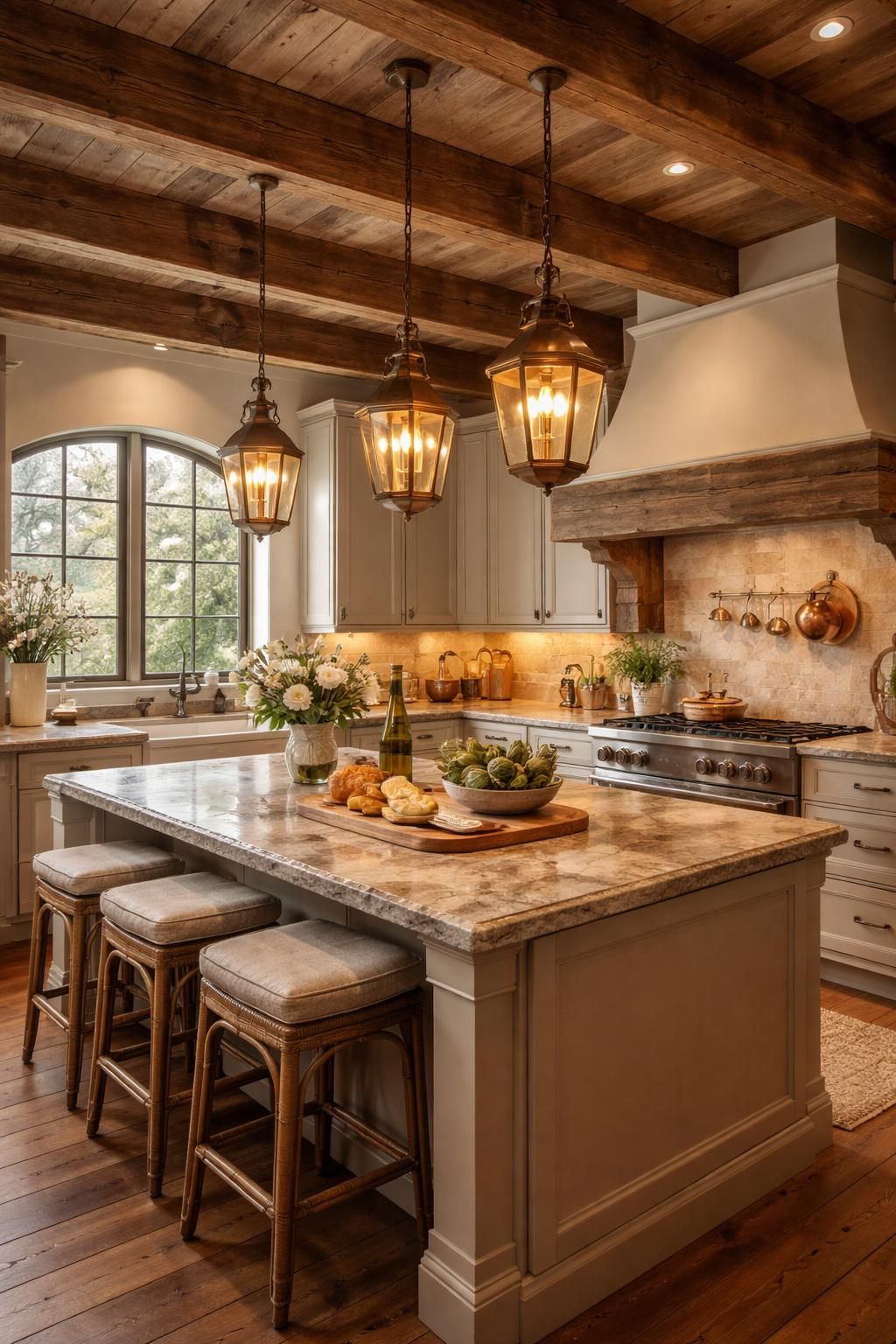 découvrez l'élégance chaleureuse de la cuisine rustique chic, alliant charme authentique et design raffiné pour un intérieur accueillant et sophistiqué.