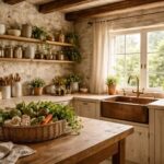 découvrez l'élégance chaleureuse de la cuisine rustique chic, alliant charme traditionnel et design sophistiqué pour un intérieur accueillant et raffiné.