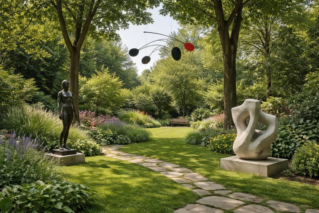 découvrez comment sublimer votre jardin avec des œuvres d'art en plein air, des sculptures uniques qui apportent beauté et originalité à votre espace extérieur.