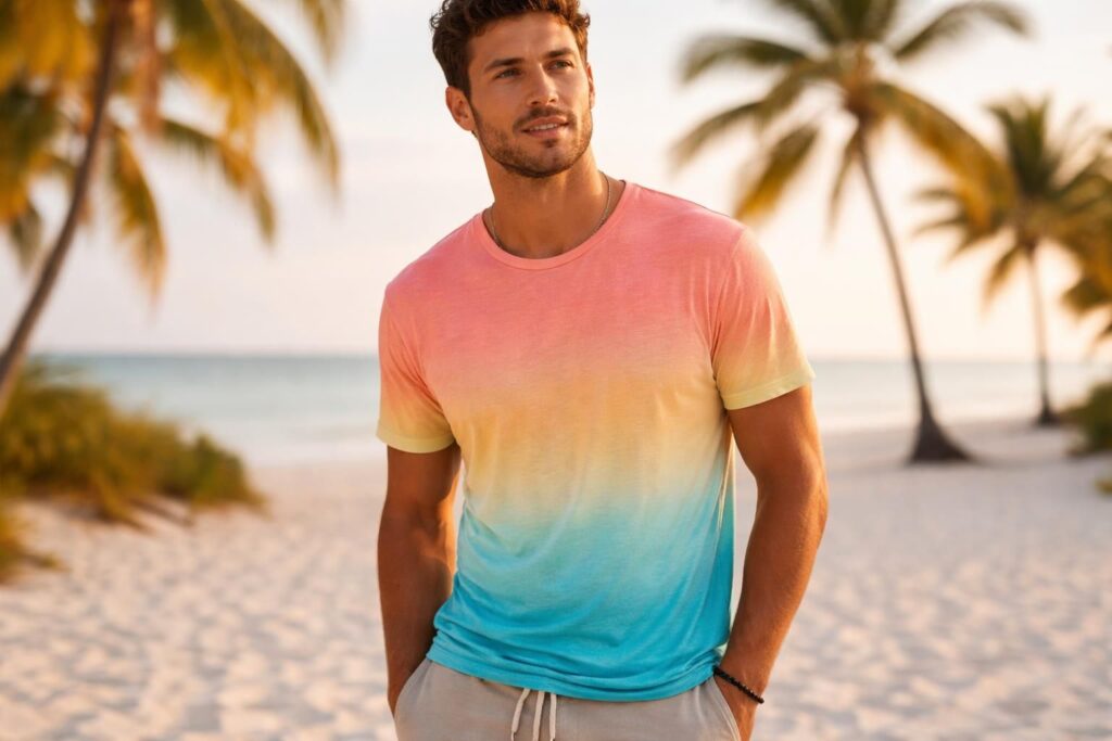découvrez le t-shirt miami, l'essence d'une allure ensoleillée à adopter toute l'année pour un style décontracté et tendance.