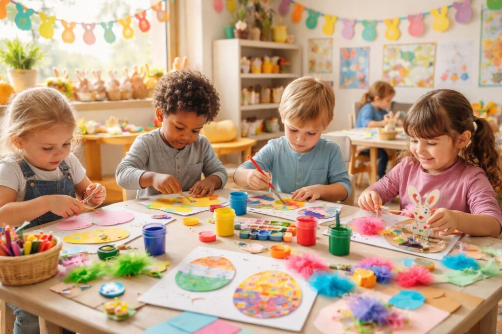 découvrez des activités de bricolage de pâques simples et ludiques spécialement conçues pour les enfants en maternelle, pour stimuler leur créativité et leur imagination pendant les vacances.