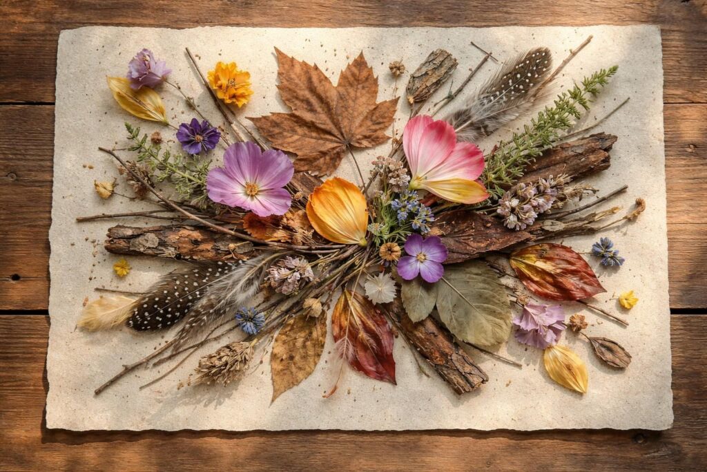 découvrez l'art du collage inspiré par la nature, où chaque création reflète la beauté et la richesse du monde naturel.