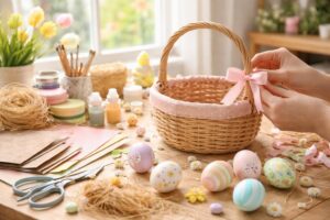 découvrez nos idées faciles et originales pour créer votre propre panier de pâques fait maison. bricolage simple pour petits et grands, parfait pour célébrer pâques avec créativité.