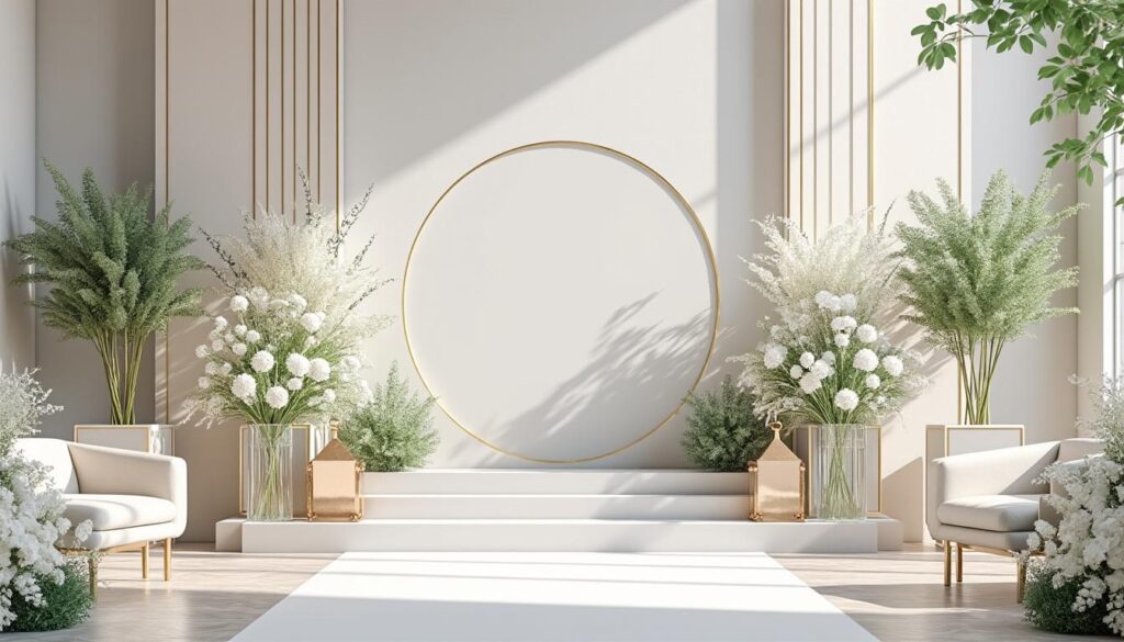 découvrez des idées de décoration minimaliste pour sublimer votre cérémonie avec élégance et simplicité, alliant raffinement et sobriété.