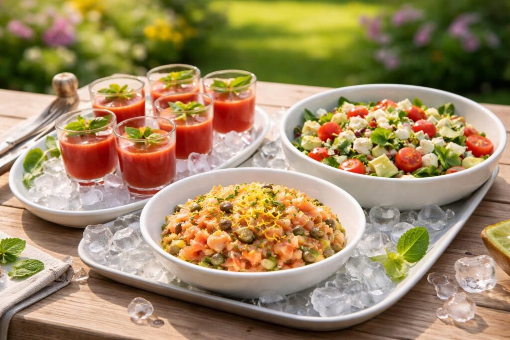 découvrez nos délices glacés, des recettes fraîches et savoureuses parfaites pour sublimer vos entrées estivales avec légèreté et fraîcheur.