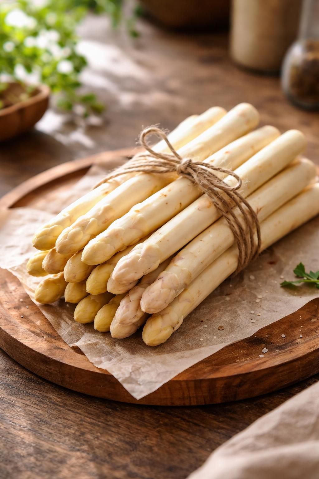 découvrez une délicieuse recette gourmande mettant en valeur les asperges blanches, parfaite pour un repas savoureux et raffiné.