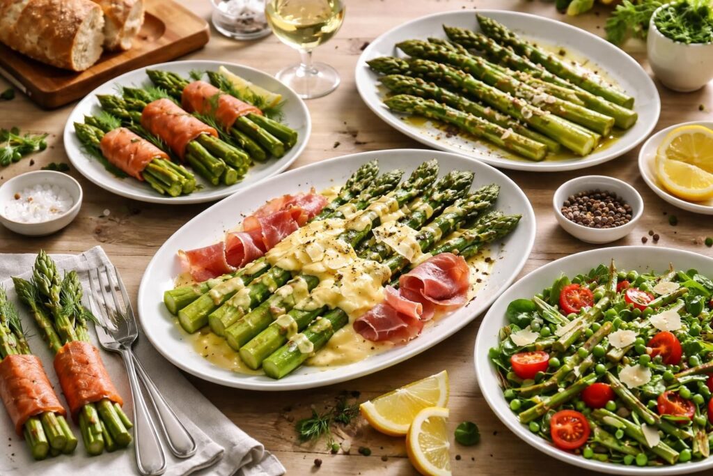 découvrez des recettes délicieuses et faciles pour sublimer les asperges vertes et ravir vos papilles.