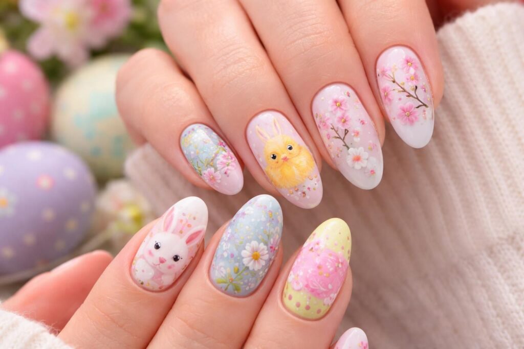 découvrez des idées créatives de nail art pour célébrer pâques avec style et originalité. inspirez-vous de motifs festifs et colorés pour sublimer vos ongles lors des fêtes de pâques.
