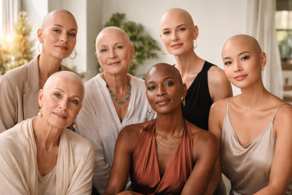 découvrez la beauté unique des femmes sans cheveux, les défis qu'elles affrontent et les nouvelles perspectives qui redéfinissent les standards de la féminité.