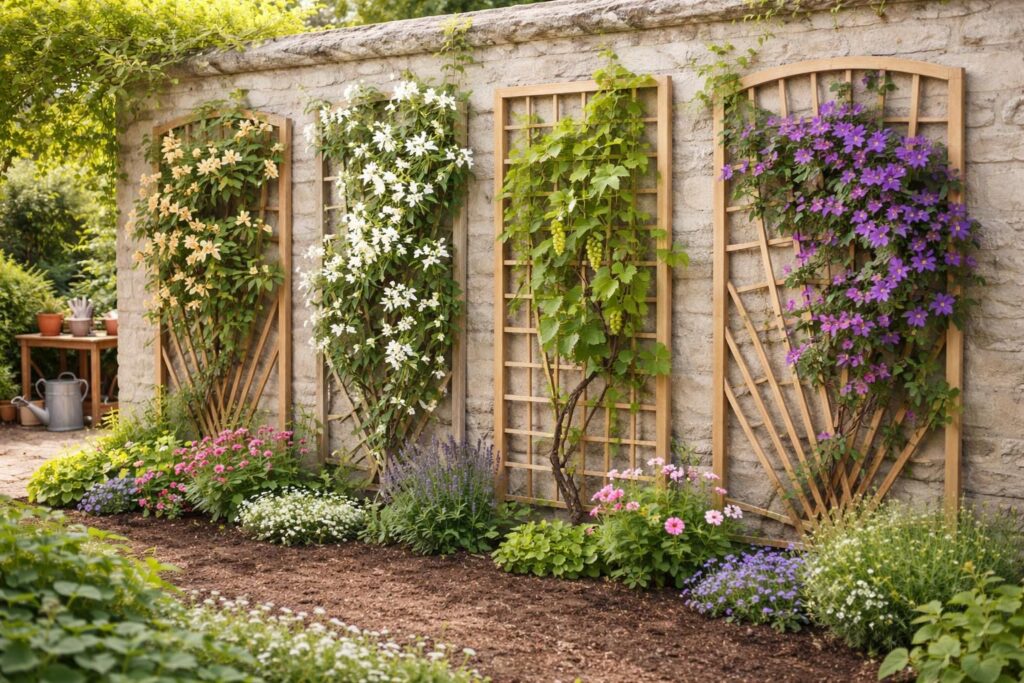 découvrez notre guide complet des treillis pour sublimer et valoriser vos plantes grimpantes, avec des conseils pratiques et des idées d'aménagement.