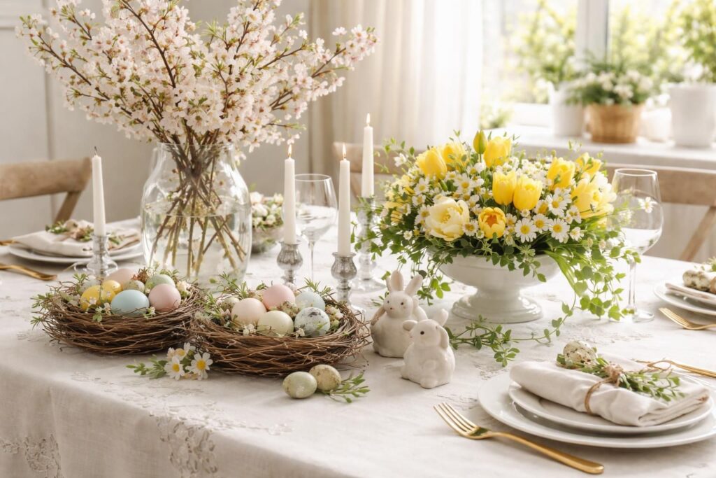 découvrez des idées inspirantes pour sublimer vos centres de table de pâques et créer une décoration festive et élégante pour célébrer cette occasion spéciale en famille.