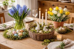 découvrez des idées originales de centres de table pour embellir et sublimer votre repas de pâques avec élégance et créativité.