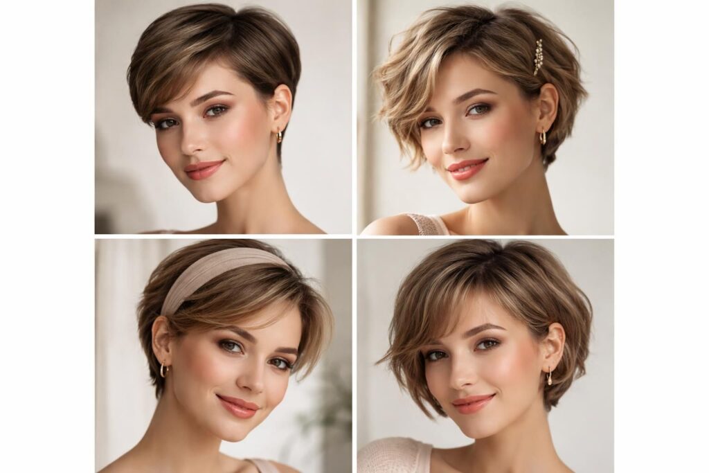 découvrez des idées originales et tendances pour sublimer vos cheveux courts avec style et créativité.