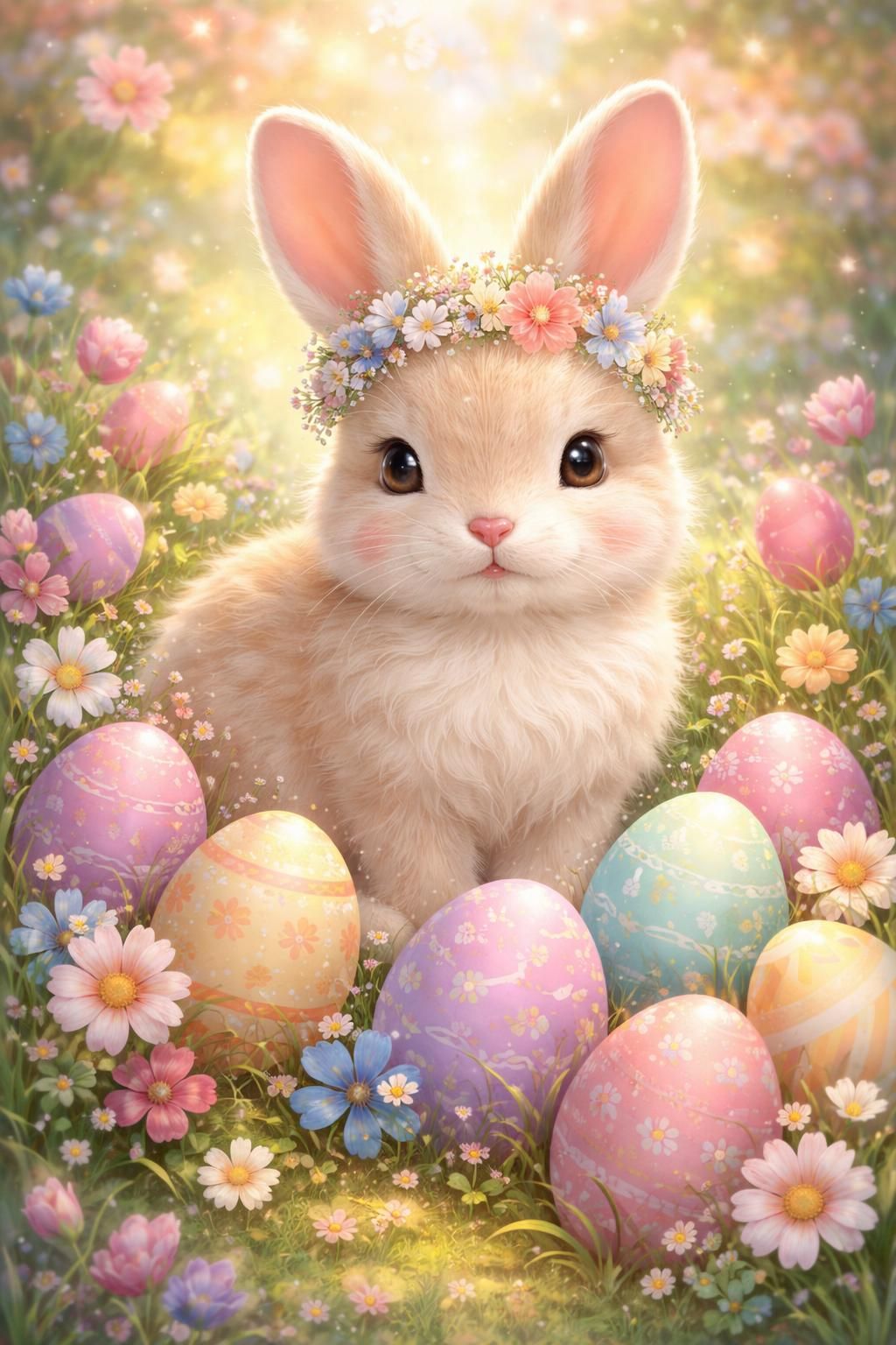 découvrez une illustration créative du lapin de pâques, un dessin plein de magie et de douceur, parfait pour célébrer cette fête printanière avec enchantement.