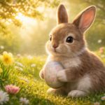 découvrez une illustration créative du lapin de pâques, un dessin rempli de magie et de douceur, parfait pour célébrer cette fête printanière avec charme et originalité.