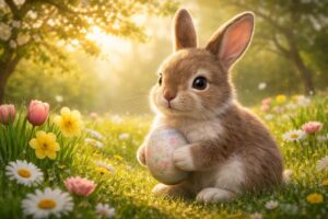 découvrez une illustration créative du lapin de pâques, un dessin rempli de magie et de douceur, parfait pour célébrer cette fête printanière avec charme et originalité.