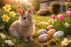 découvrez l'histoire et les traditions enchantées du lapin de pâques, symbole joyeux célébré dans de nombreuses cultures durant cette fête printanière.