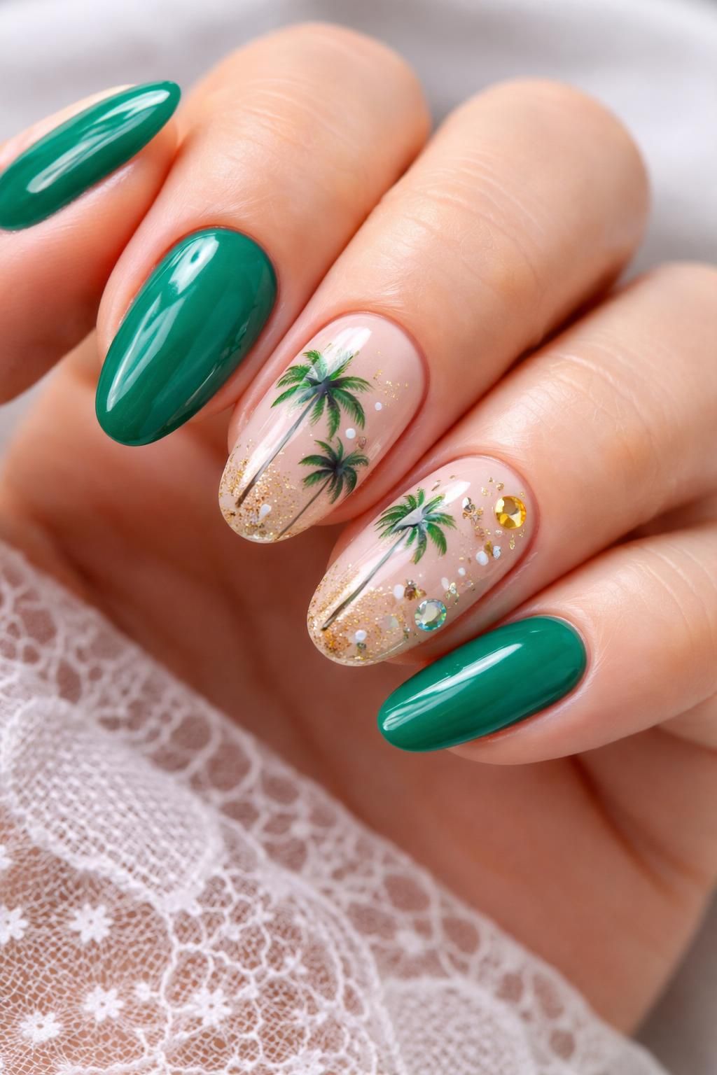 découvrez les tendances ongles été avec des nuances de vert tropical pour sublimer vos mains. offrez-vous un look frais et coloré parfait pour la saison estivale.