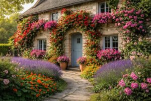découvrez comment un massif de fleurs aux couleurs éclatantes transforme et sublime la façade de votre maison, apportant charme et fraîcheur à votre extérieur.