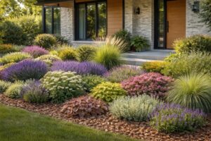 découvrez comment créer un parterre fleuri devant votre maison qui ne demande aucun entretien, pour une beauté naturelle et durable sans effort.