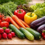 découvrez notre assortiment coloré de légumes frais, parfait pour toutes vos envies culinaires. fraîcheur et variété au rendez-vous pour des plats savoureux et équilibrés.