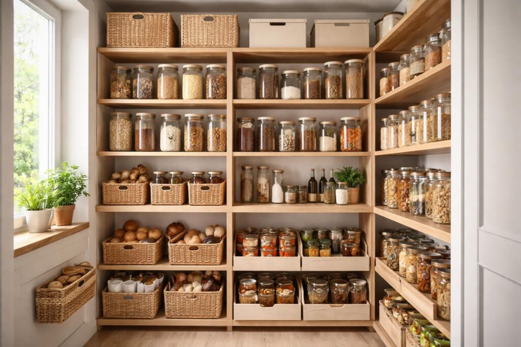 découvrez des astuces et conseils pratiques pour optimiser l’aménagement de votre garde-manger, maximiser l’espace et organiser efficacement vos aliments.