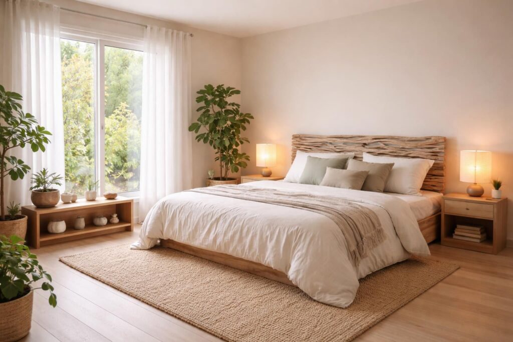 découvrez notre guide complet pour créer une chambre à coucher zen, un espace apaisant et harmonieux où détente et bien-être sont au rendez-vous.