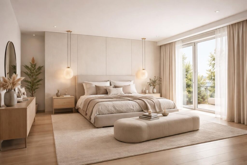 Créer une chambre parentale moderne : élégance et confort au rendez-vous