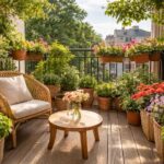 découvrez des idées inspirantes pour transformer votre balcon en un véritable jardin luxuriant et apaisant, même avec peu d'espace.