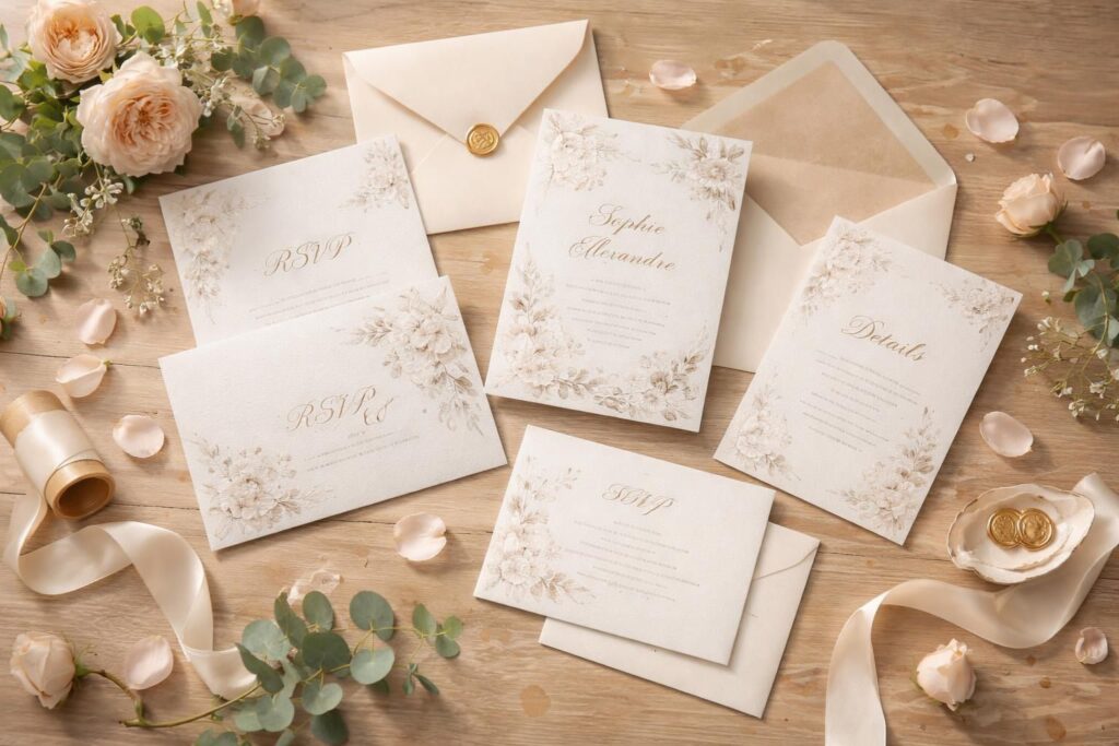 découvrez nos élégantes cartes pour célébrer un mariage inoubliable, parfaites pour inviter vos proches avec style et douceur.