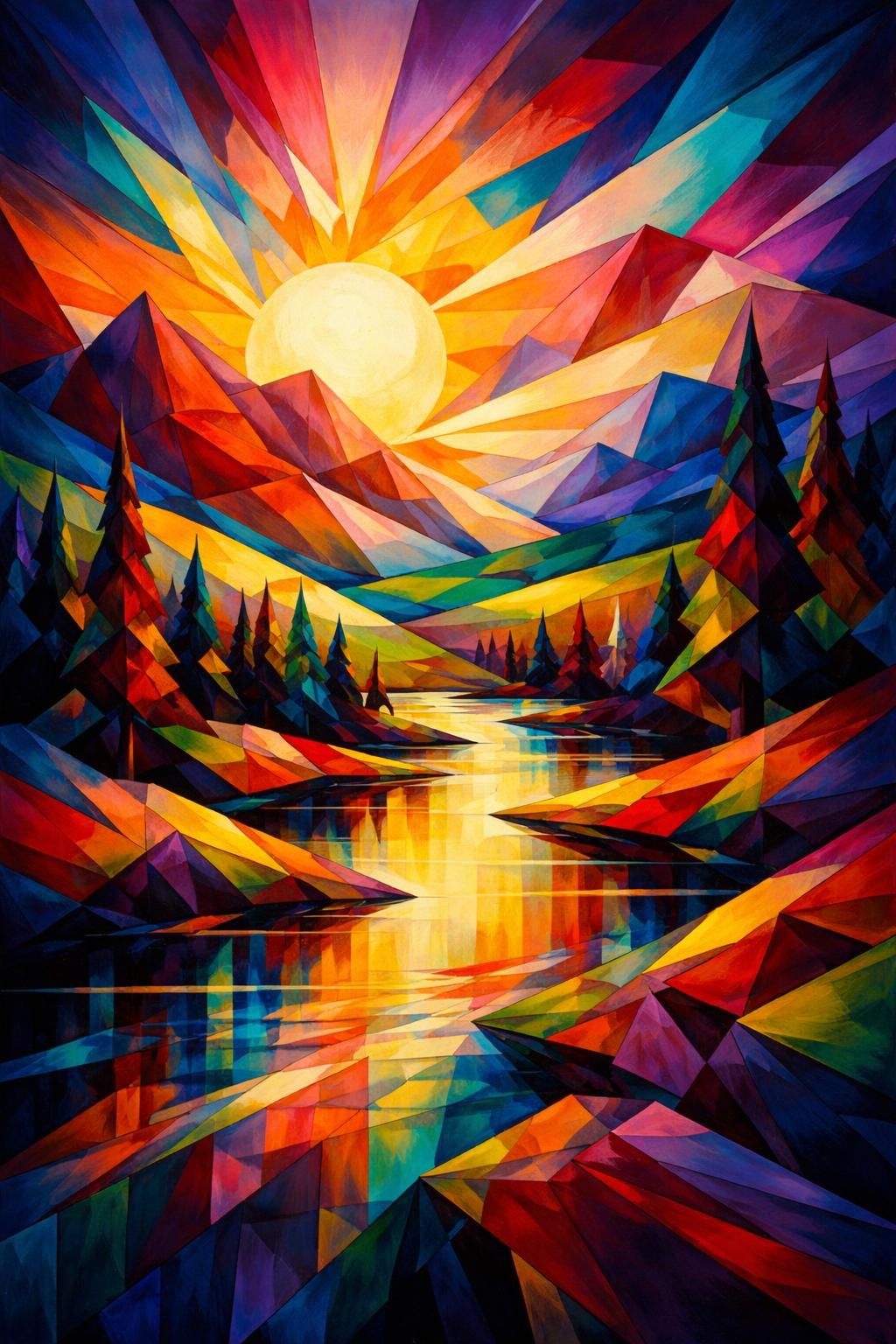 découvrez comment la peinture abstraite réinterprète les paysages traditionnels, offrant une exploration artistique riche en couleurs, formes et émotions.